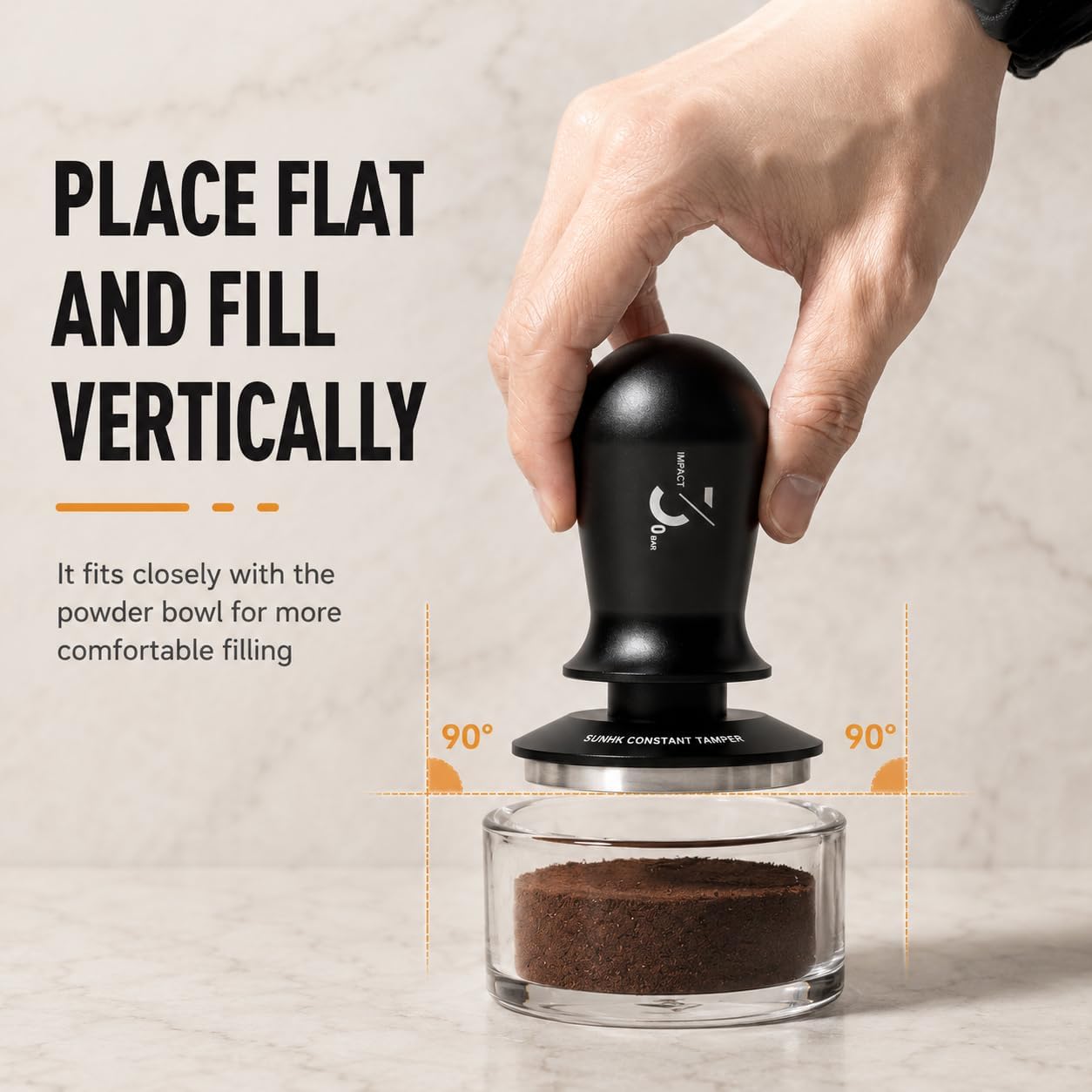 58mm Espresso Tamper, 58.35mm Coffee Tampers and Silicone Gel Coffee Tamper Mat for Home and Professional Baristas | 30lb Calibrated Spring Loaded,Triple Spring Design,Automatic Pressure Release,Sound Click Feedback,Threaded Base
